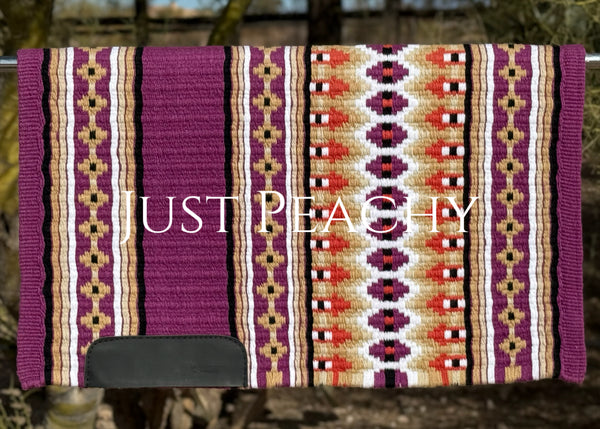Just Peachy Western Show Blanket ~ The 2.0 Kaycee #004