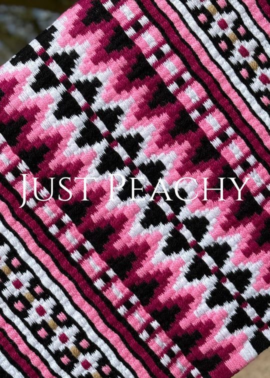 Just Peachy Western Show Blanket ~ The 3.0 Kaycee #0028