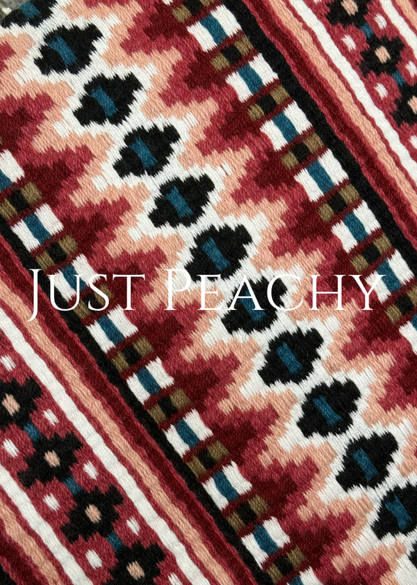 Just Peachy Western Show Blanket ~ The 3.0 Kaycee #0067