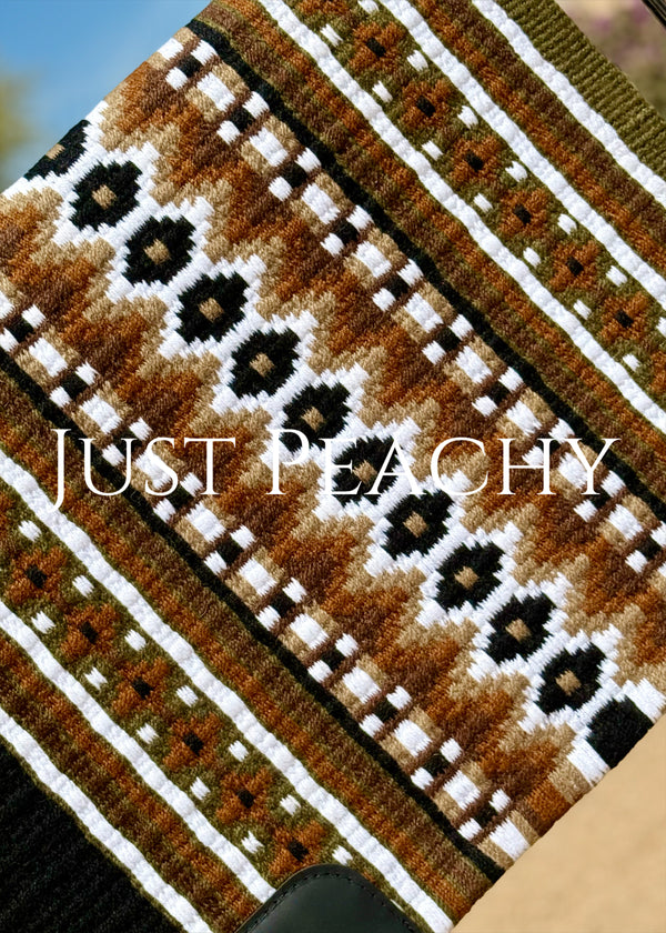 Just Peachy Western Show Blanket ~ The 3.0 Kaycee #0025A