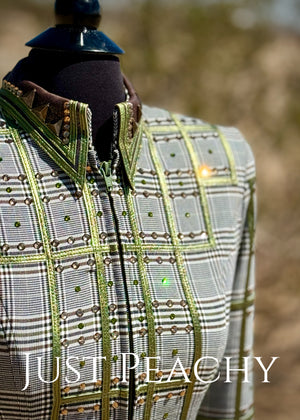 Plaid western showmanship jacket by Lucky You Designs