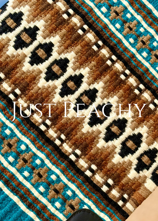 Just Peachy Western Show Blanket ~ The 3.0 Kaycee #0053