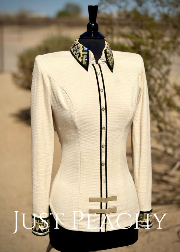 Lindsey James Show Clothing western horse show vest and day shirt set