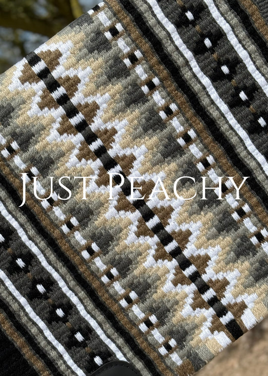 Just Peachy Western Show Blanket ~ The 2.0 Kaycee #1028