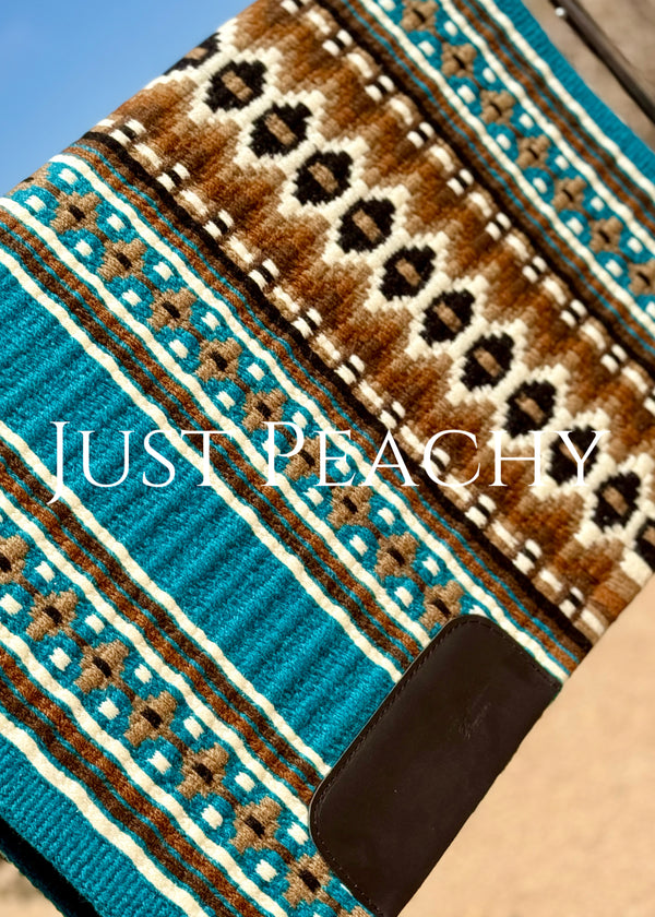 Just Peachy Western Show Blanket ~ The 3.0 Kaycee #0053