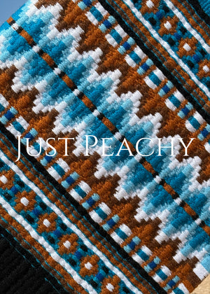 Just Peachy Western Show Blanket ~ The 3.0 Kaycee #5012