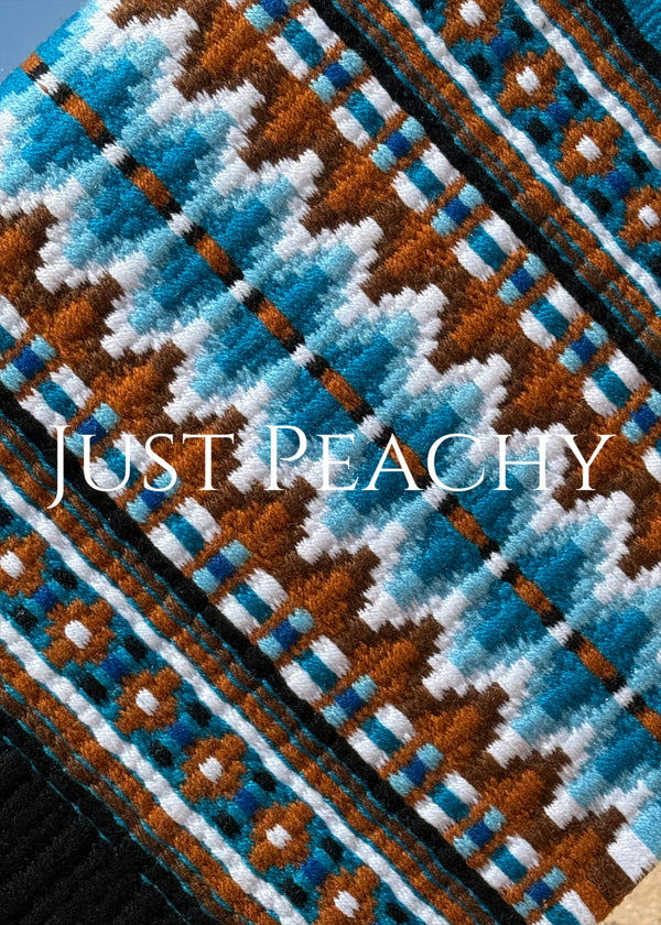 Just Peachy Western Show Blanket ~ The 3.0 Kaycee #5012