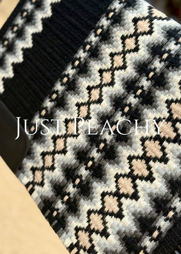 Just Peachy Western Show Blanket ~ 2.0 SweetWater 001