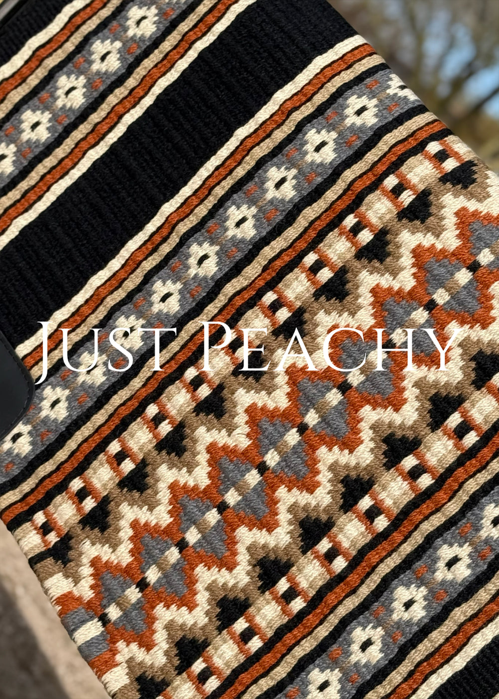 Just Peachy Western Show Blanket ~ The 3.0 Kaycee #009