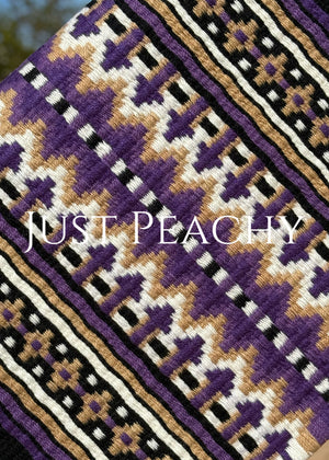 Just Peachy Western Show Blanket ~ The 3.0 Kaycee #0033A