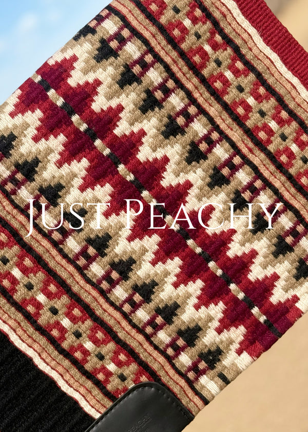 Just Peachy Western Show Blanket ~ The 3.0 Kaycee #5021