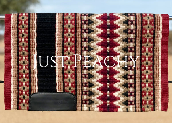 Just Peachy Western Show Blanket ~ The 3.0 Kaycee #5021