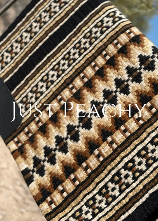 Just Peachy Western Show Blanket ~ The 3.0 Kaycee #0027