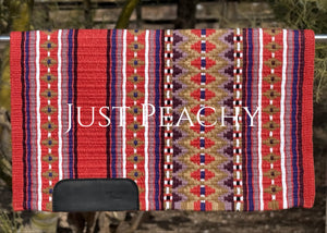 Just Peachy Western Show Blanket ~ The 2.0 Kaycee #0022