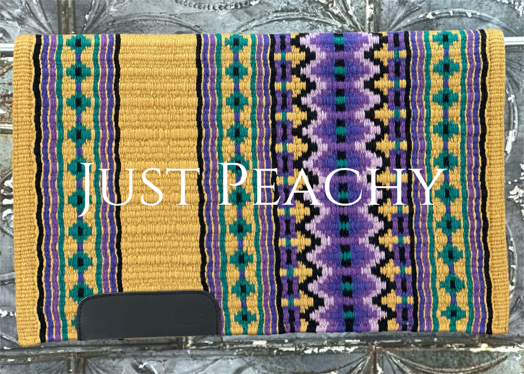 Kaycee 2.0 Oversized Western Show Blanket 1021A Just Peachy