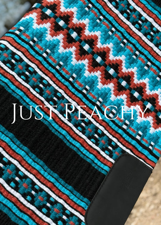 Just Peachy Western Show Blanket ~ The 3.0 Kaycee #0022