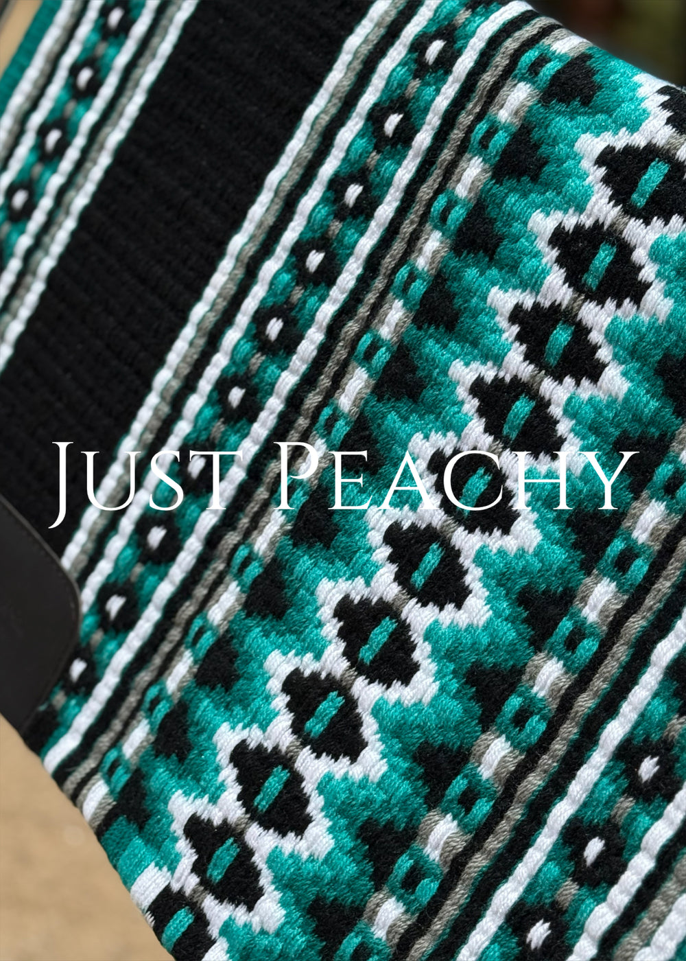 Just Peachy Western Show Blanket ~ The 3.0 Kaycee #0043