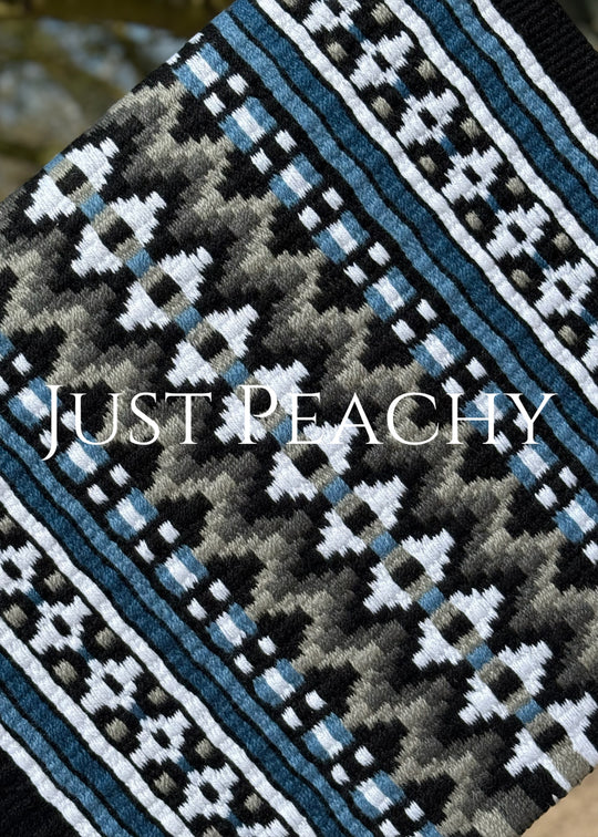 Just Peachy Western Show Blanket ~ The 3.0 Kaycee #0029