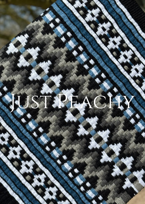 Just Peachy Western Show Blanket ~ The 3.0 Kaycee #0029