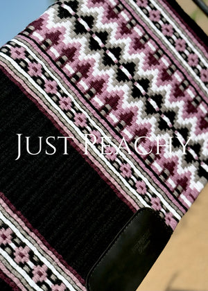 Just Peachy Western Show Blanket ~ The 3.0 Kaycee #5024
