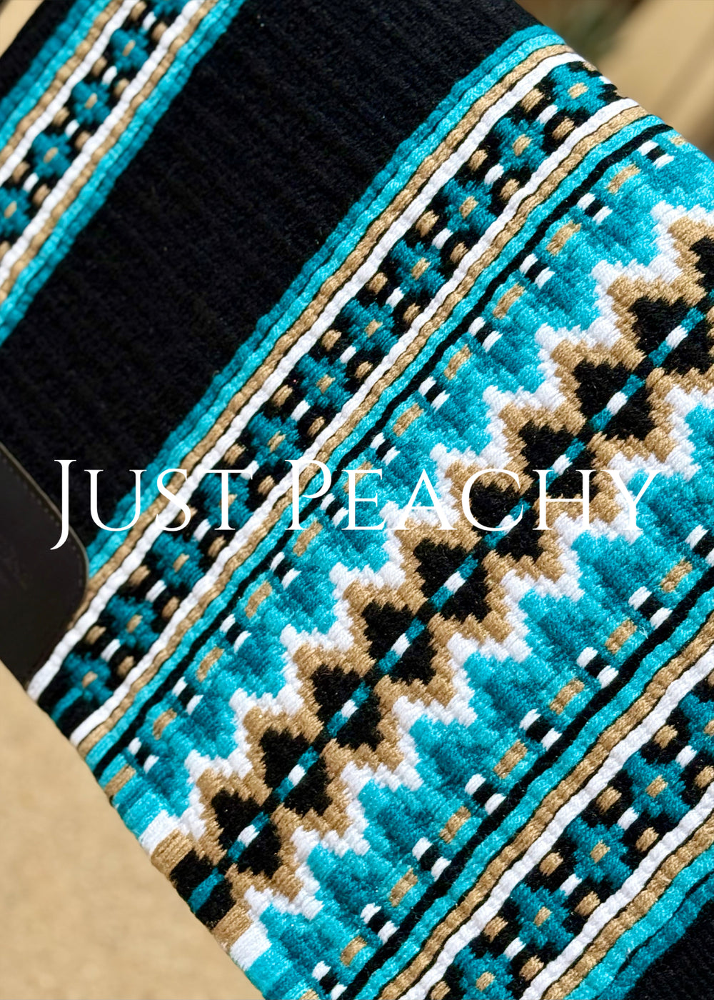 Just Peachy Western Show Blanket ~ The 3.0 Kaycee #0021
