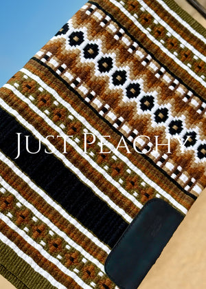 Just Peachy Western Show Blanket ~ The 3.0 Kaycee #0025A