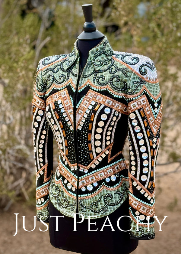 Western showmanship jacket by Lindsey James Show Clothing