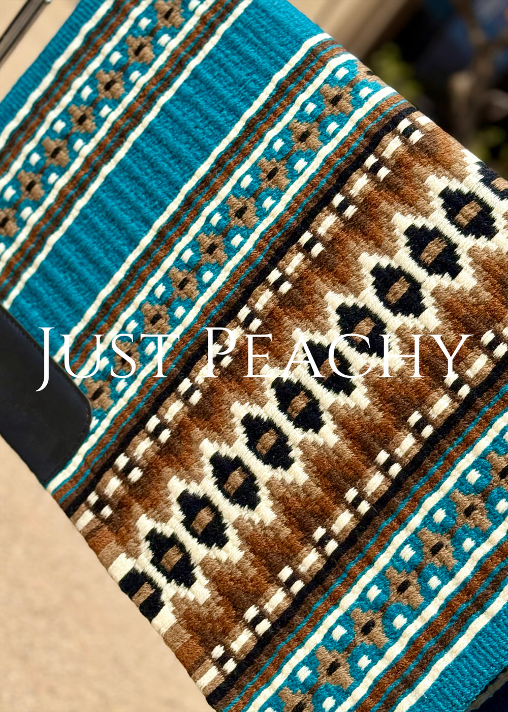 Just Peachy Western Show Blanket ~ The 3.0 Kaycee #0053
