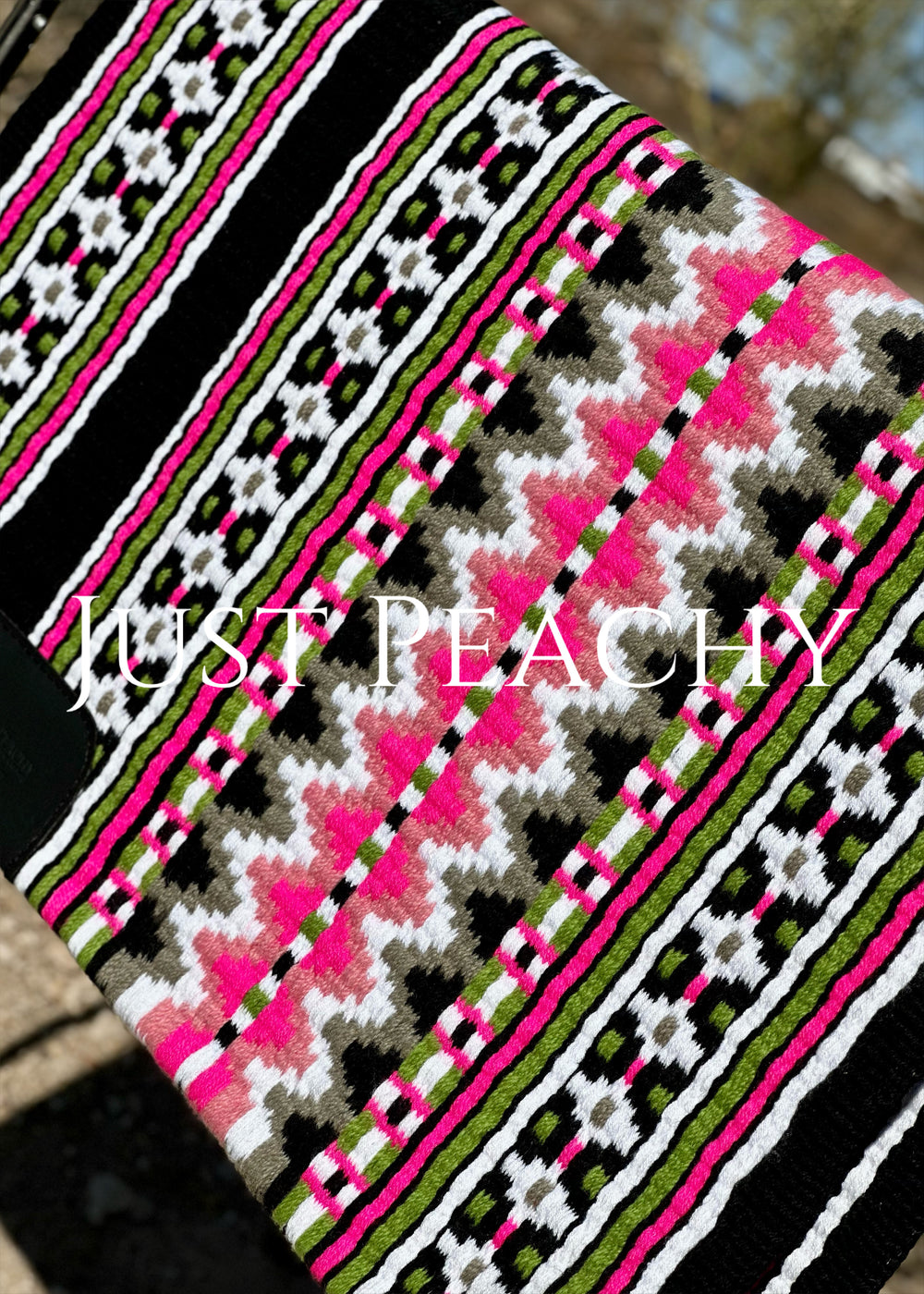 Just Peachy Western Show Blanket ~ The 3.0 Kaycee #006
