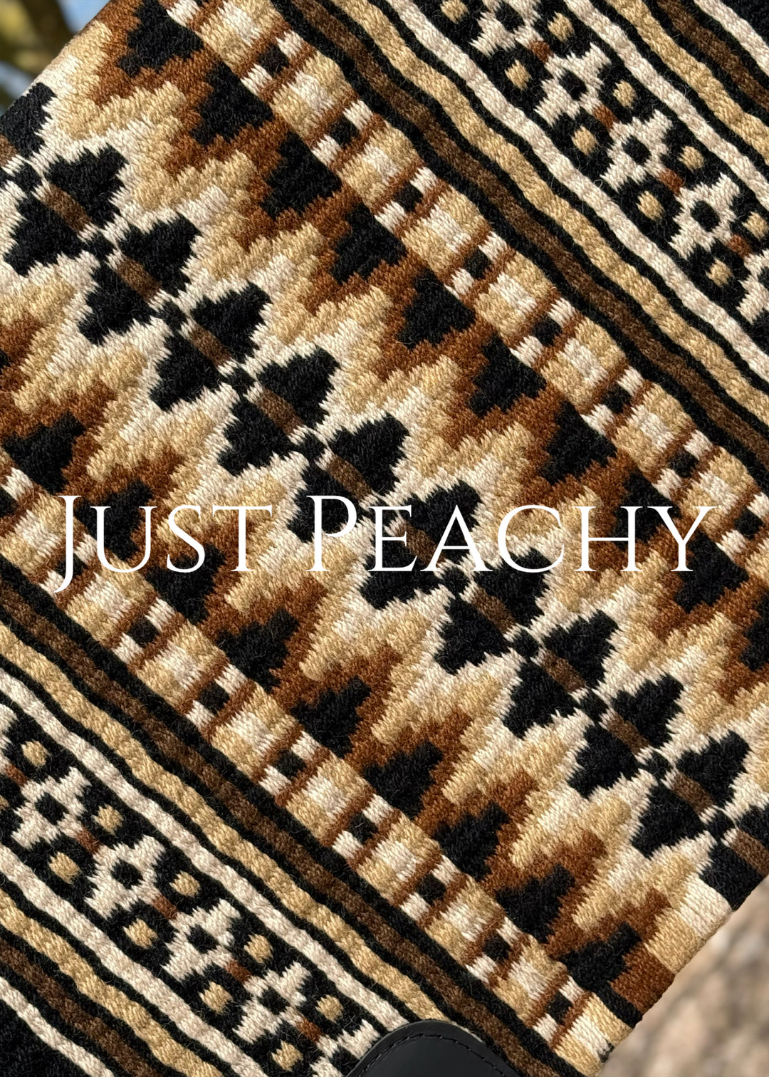 Just Peachy Western Show Blanket ~ The 3.0 Kaycee #0027