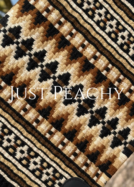 Just Peachy Western Show Blanket ~ The 3.0 Kaycee #0027