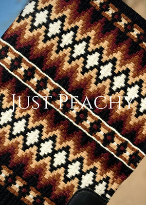 Just Peachy Western Show Blanket ~ 2.0 SweetWater 007