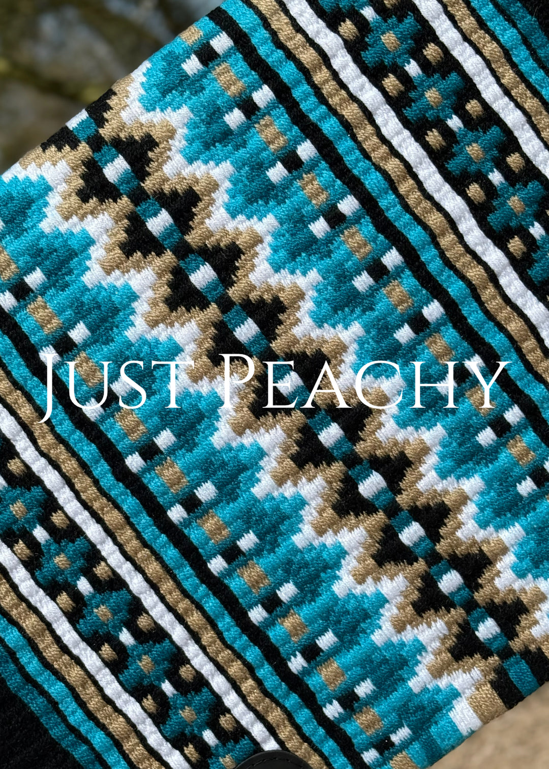 Just Peachy Western Show Blanket ~ The 3.0 Kaycee #0021
