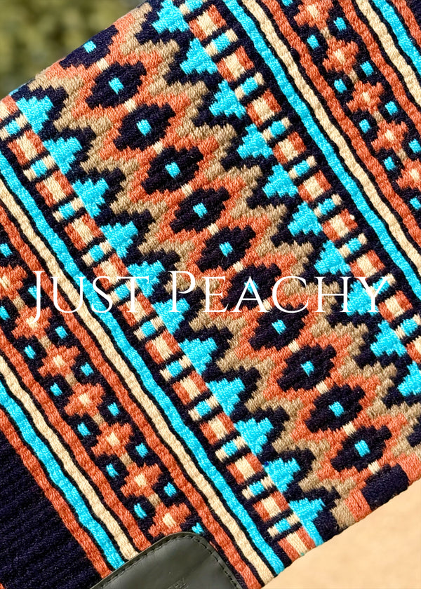 Just Peachy Western Show Blanket ~ The 3.0 Kaycee #0018B