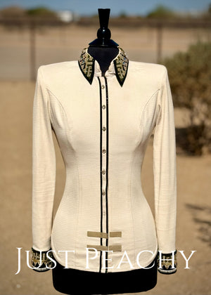 Lindsey James Show Clothing western horse show vest and day shirt set