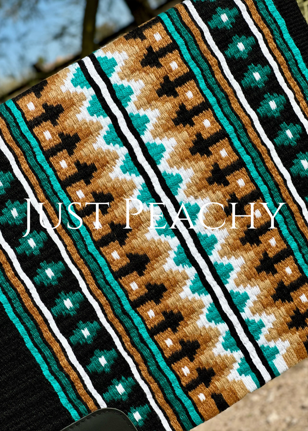 Just Peachy Western Show Blanket ~ The Centennial 1011-1