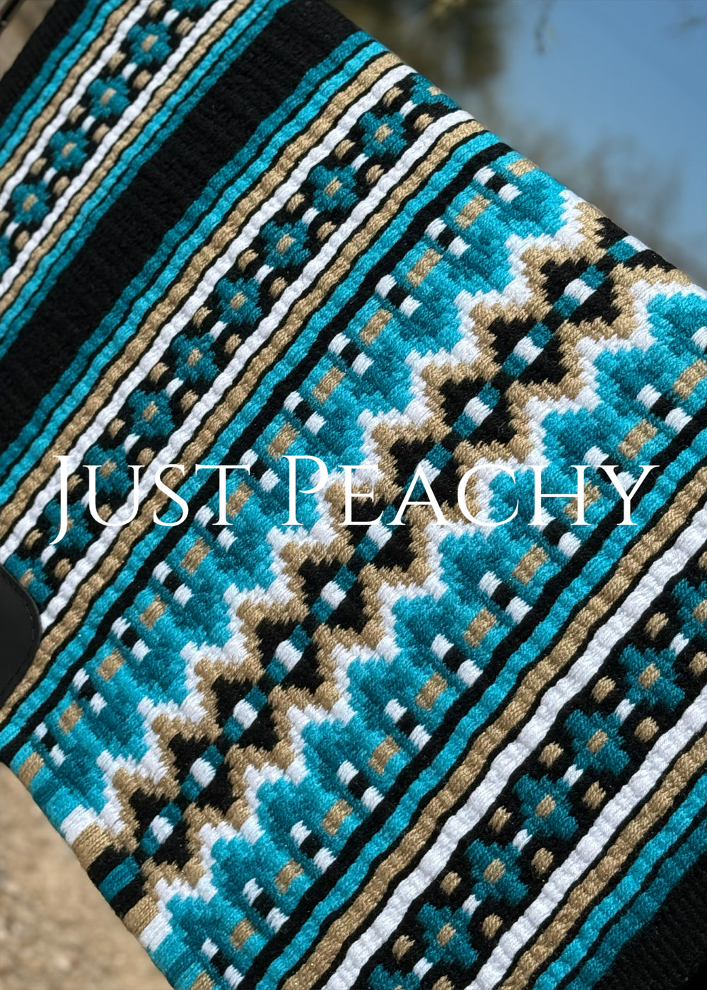 Just Peachy Western Show Blanket ~ The 3.0 Kaycee #0021