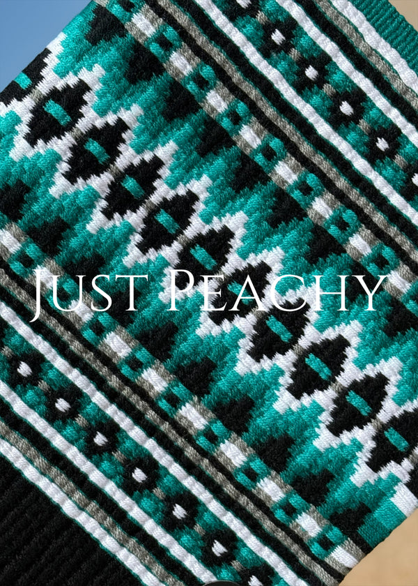 Just Peachy Western Show Blanket ~ The 3.0 Kaycee #0043