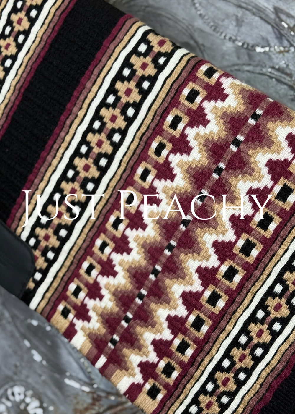 Just Peachy Western Show Blanket ~ The 3.0 Kaycee #0037