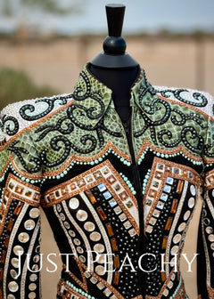 Western showmanship jacket by Lindsey James Show Clothing