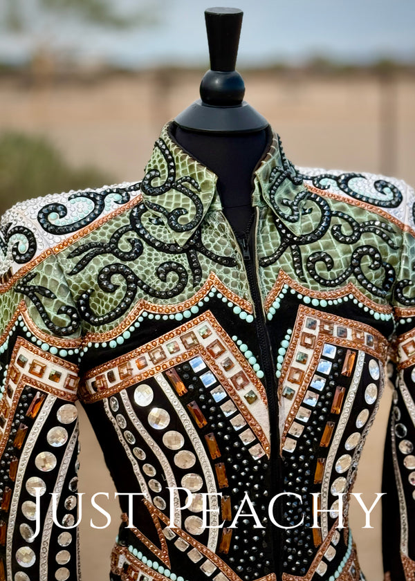 Western showmanship jacket by Lindsey James Show Clothing
