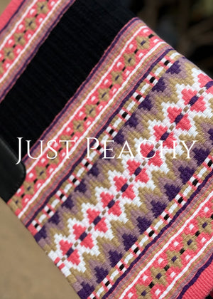Just Peachy Western Show Blanket ~ The 3.0 Kaycee #5036