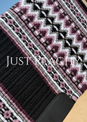 Just Peachy Western Show Blanket ~ The 3.0 Kaycee #5024
