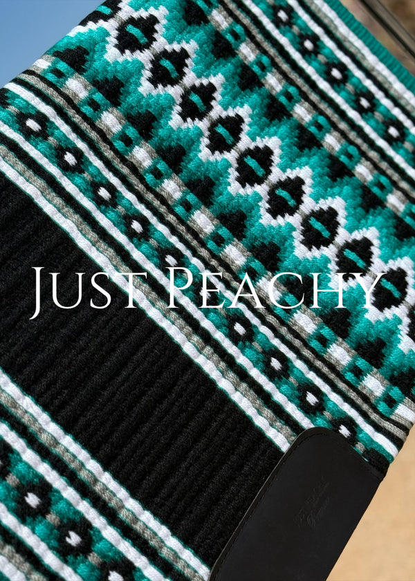 Just Peachy Western Show Blanket ~ The 3.0 Kaycee #0043