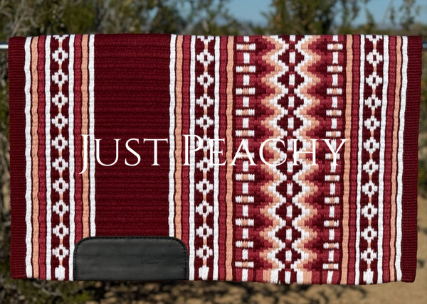 Just Peachy Western Show Blanket ~ The 2.0 Kaycee #1029