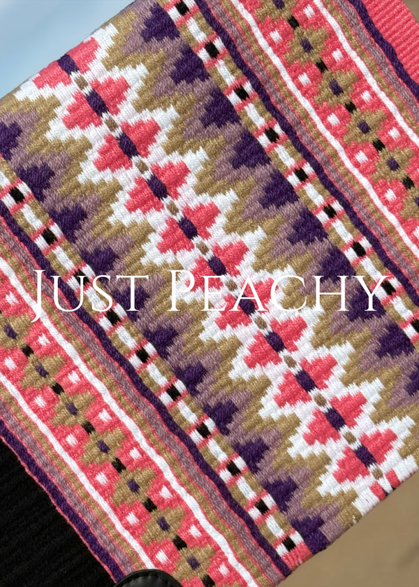 Just Peachy Western Show Blanket ~ The 3.0 Kaycee #5036