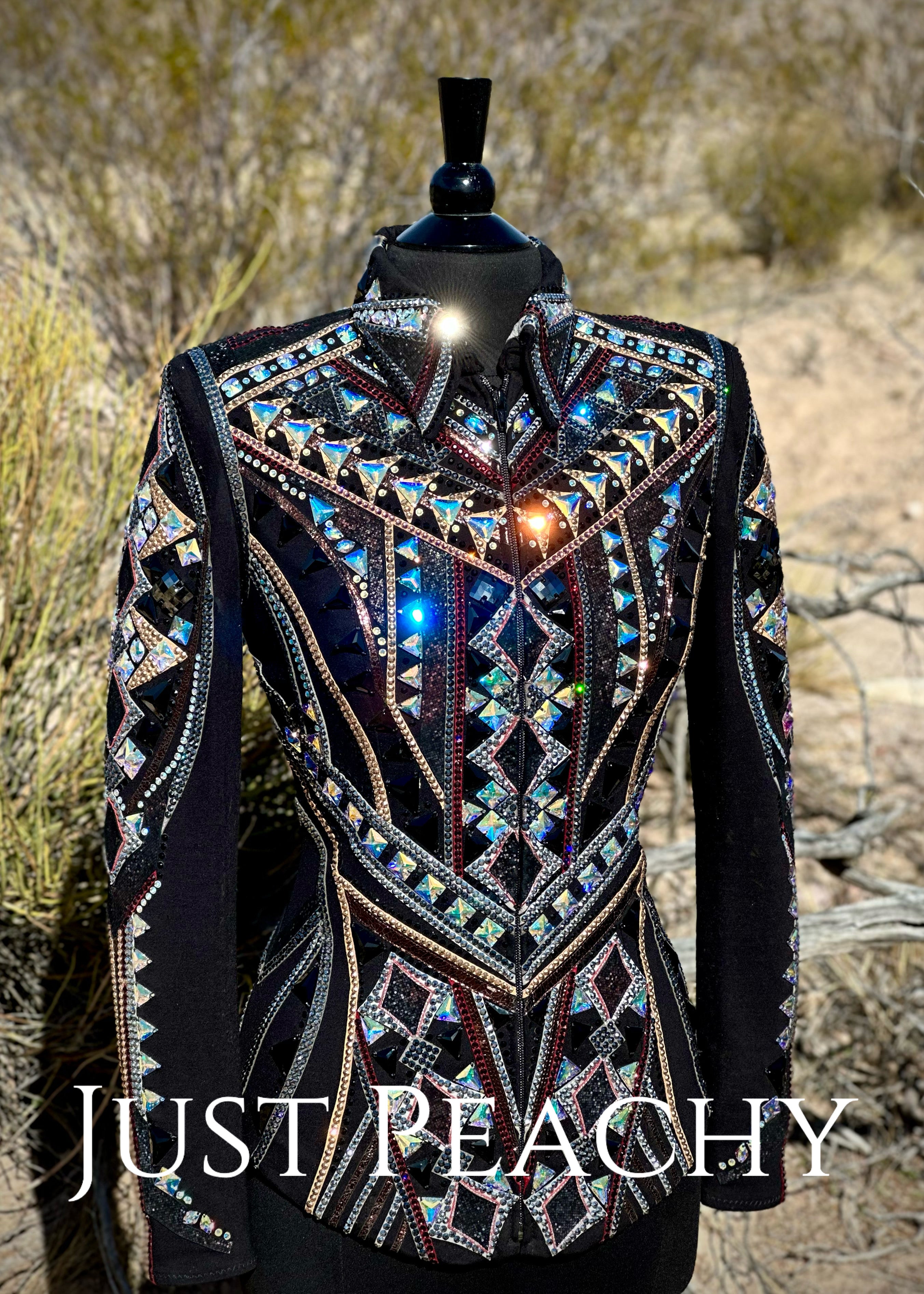 Western Horse Show Jackets Just Peachy