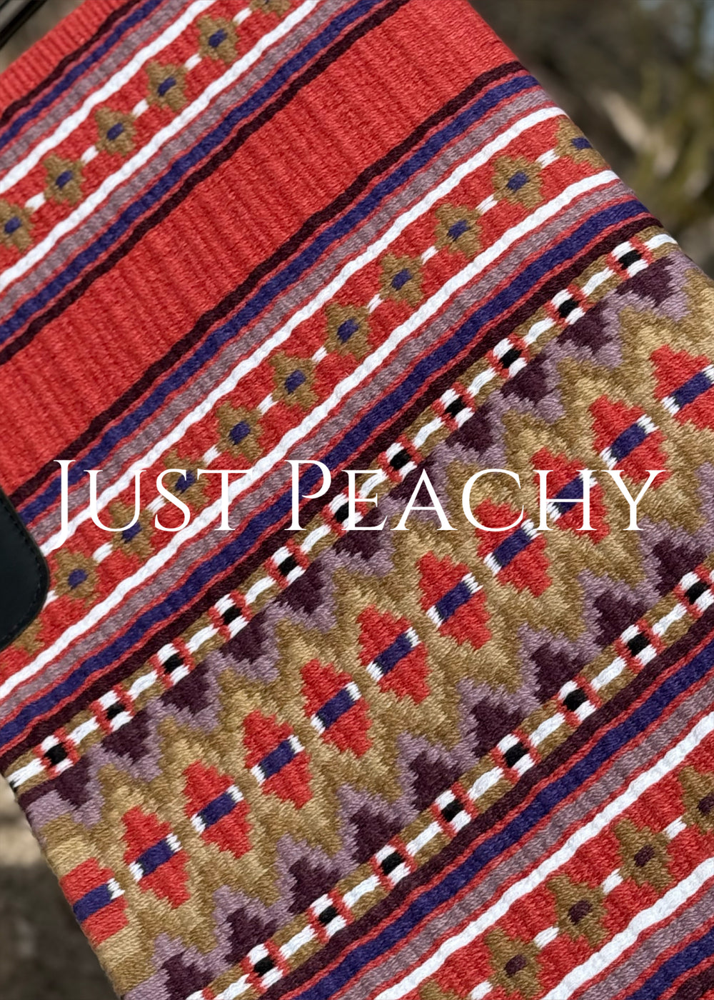 Just Peachy Western Show Blanket ~ The 2.0 Kaycee #0022