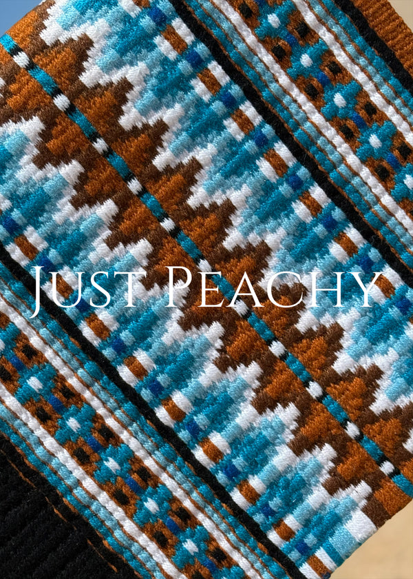 Just Peachy Western Show Blanket ~ The 3.0 Kaycee #5012B