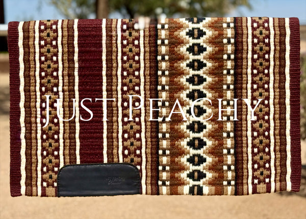 Just Peachy Western Show Blanket ~ The 3.0 Kaycee #0056